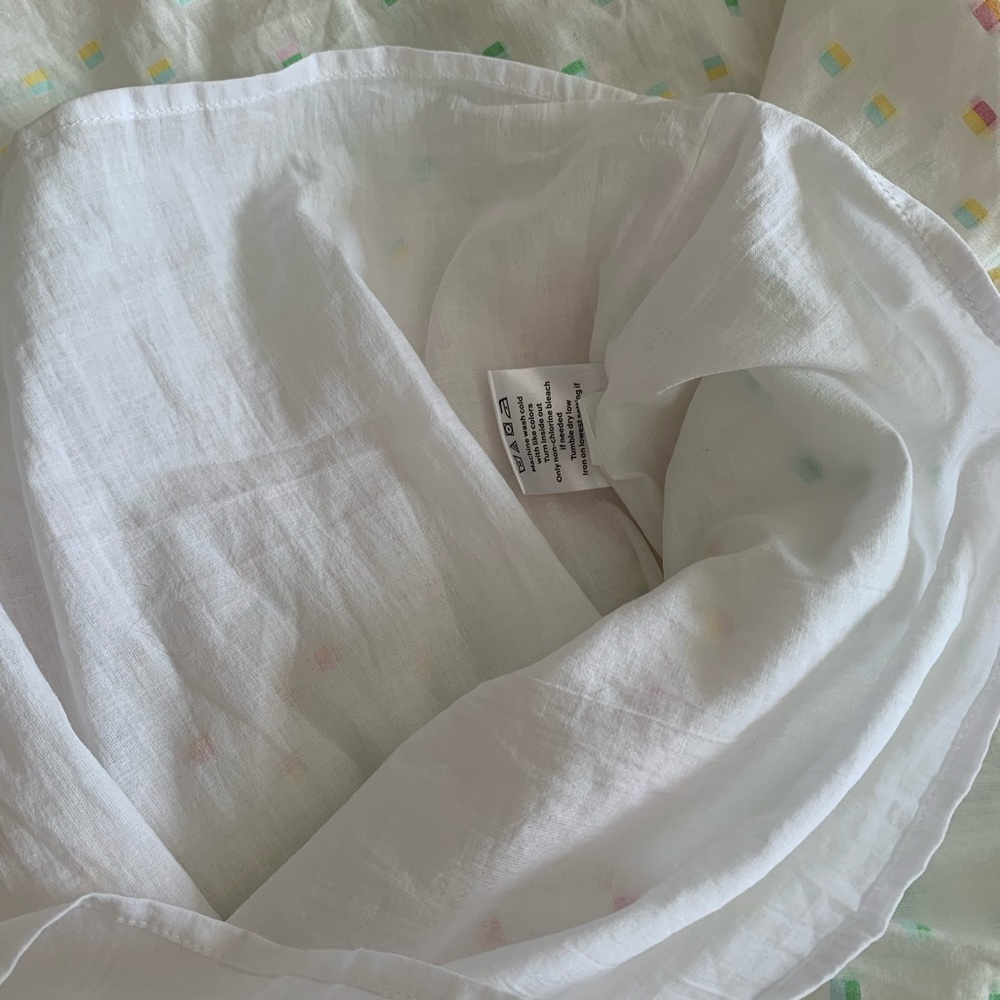 Draper James RSVP midi white cotton dress EEUC size Small - Picture 6 of 7